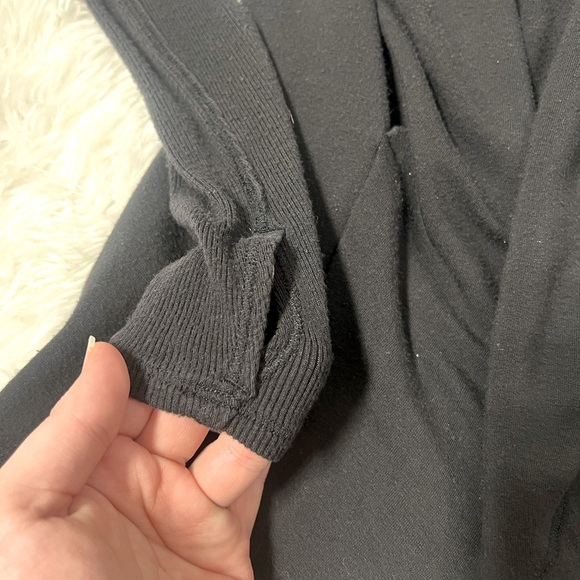 Athleta Black Purana Oversized Hooded Sweater - Size XS - Picture 3 of 7